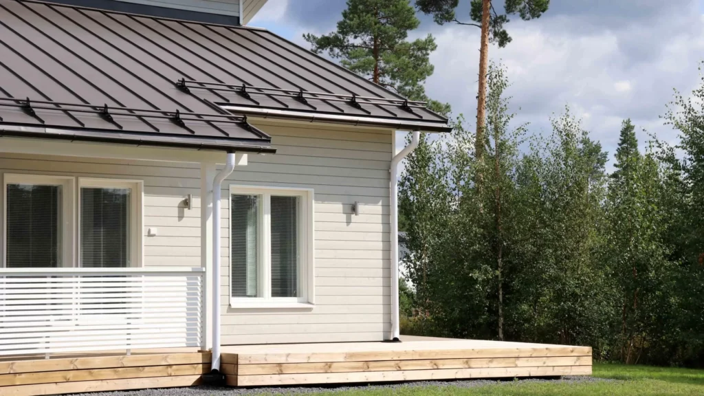 Omakotitalon sadevesijärjestelmä